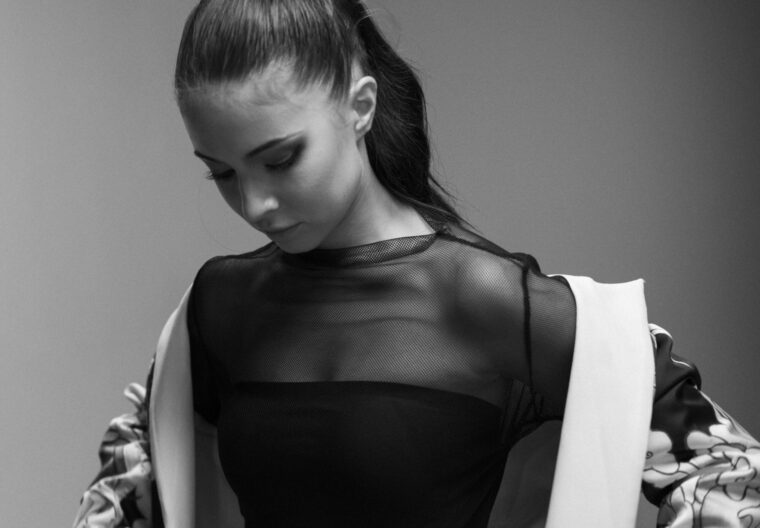 Young model in a fashion shoot Young model in a fashion shoot